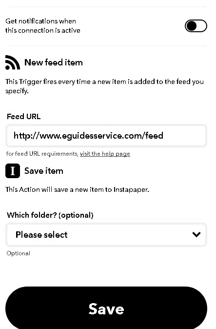 Como criar uma receita no IFTTT