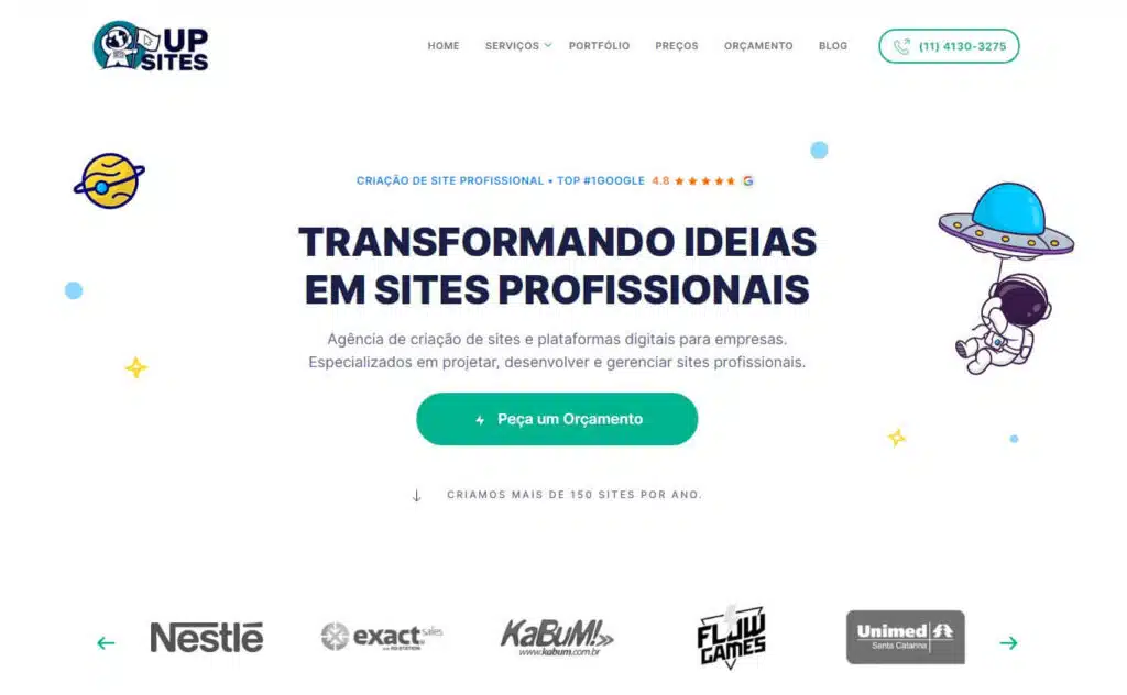 Web design profissional: 7 dicas para melhorar seu site Webdesign do seu site layout profissional