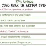 Artigo Spinner Reescrevendo Artigos Automaticamente