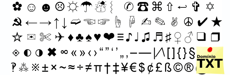 acentos e caracteres