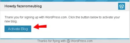Aprenda como fazer um blog grátis no wordpress sem gastar nada ativando blog wordpress gratis
