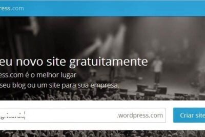 blog grátis no wordpress