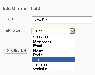 Aprenda como fazer um blog grátis no wordpress sem gastar nada editando campo formulario wordpress