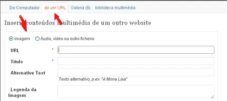 Aprenda como fazer um blog grátis no wordpress sem gastar nada escolhendo arquivo de uma url