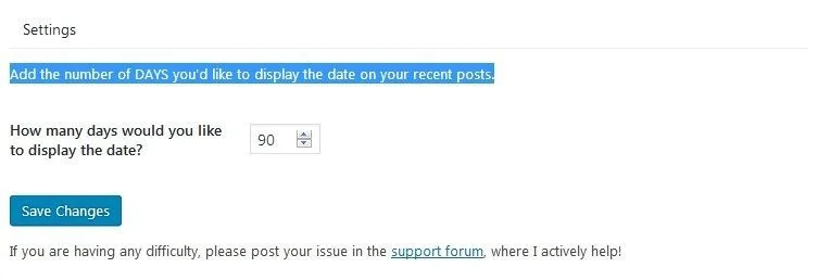 remover data wordpress