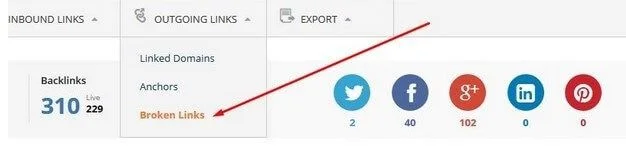 ahrefs domínios