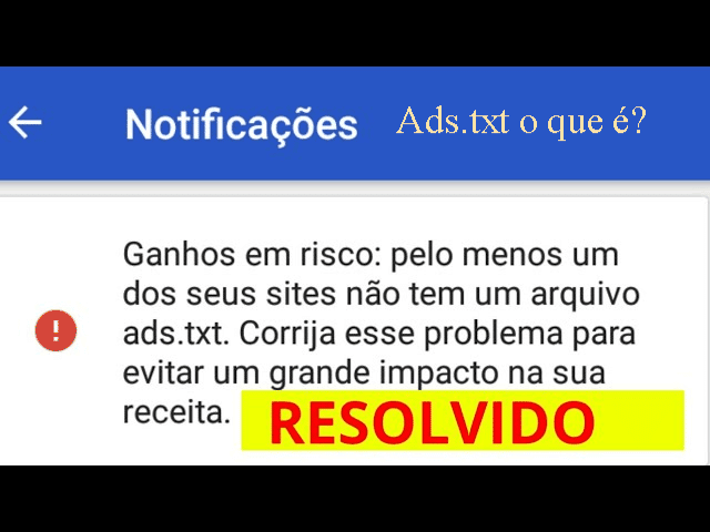 possivel perda de ganhos ads txt