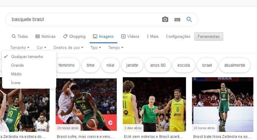 como pesquisar imagens no google