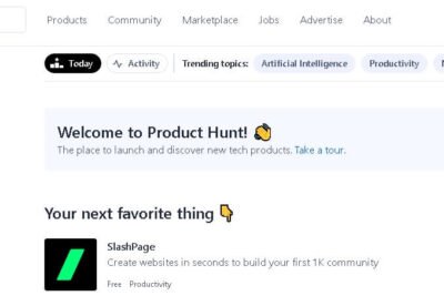 Usando o Product Hunt