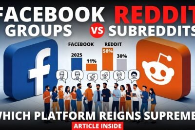 Facebook vs Reddit: Qual o melhor para grupos e conversão? Facebook vs Reddit