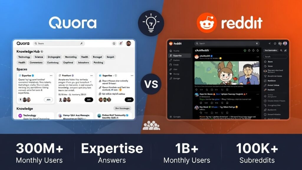 Quora Vs Reddit