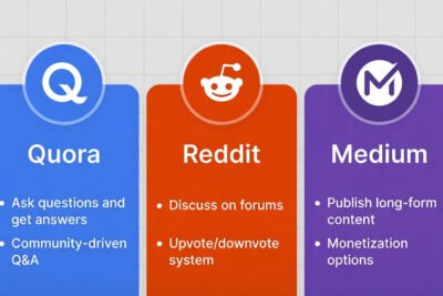Quora vs Reddit vs Medium: Qual a melhor opção? Quora vs Reddit vs Medium
